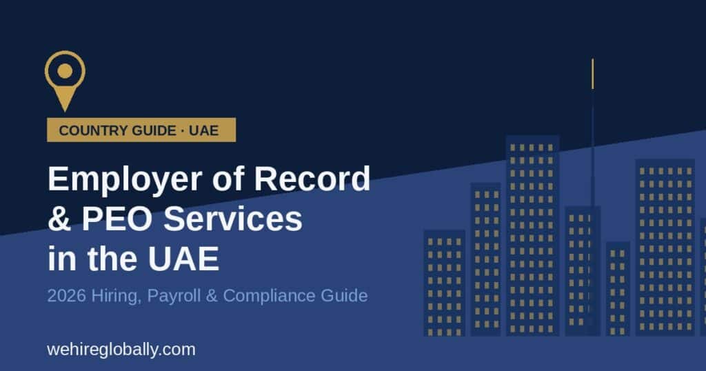 Employer of Record and PEO services in the UAE - 2026 hiring guide cover image