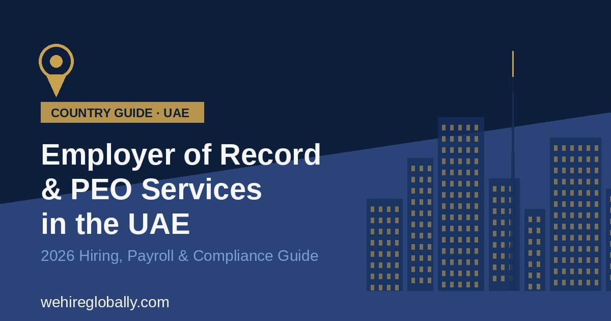Employer of Record and PEO services in the UAE - 2026 hiring guide cover image