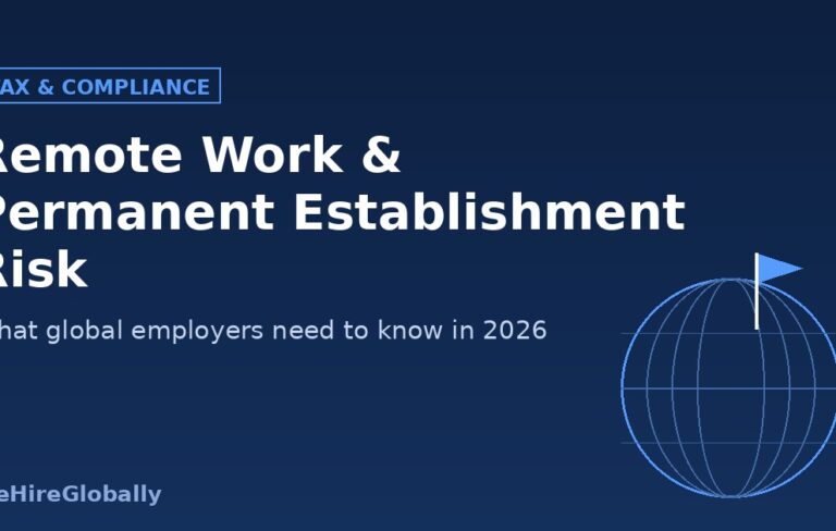 Remote Work and Permanent Establishment Risk - 2026 guide for global employers Remote Work and Permanent Establishment Risk - 2026 guide for global employers