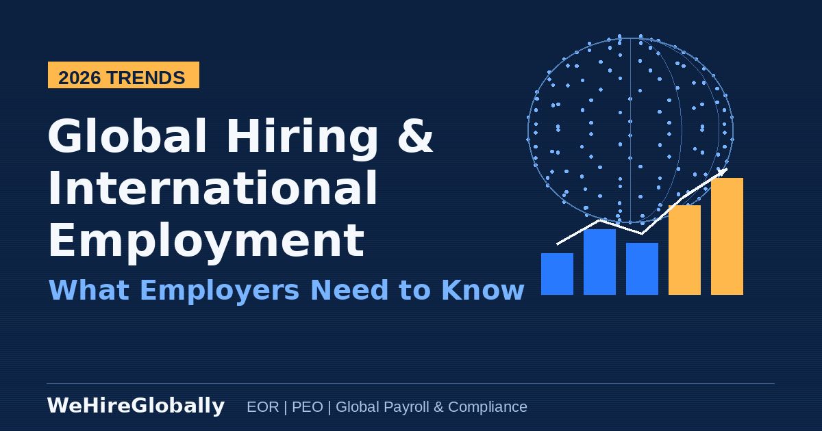 2026 Trends in Global Hiring and International Employment: What Employers Need to Know 2026 trends in global hiring and international employment — EOR and PEO guide cover image